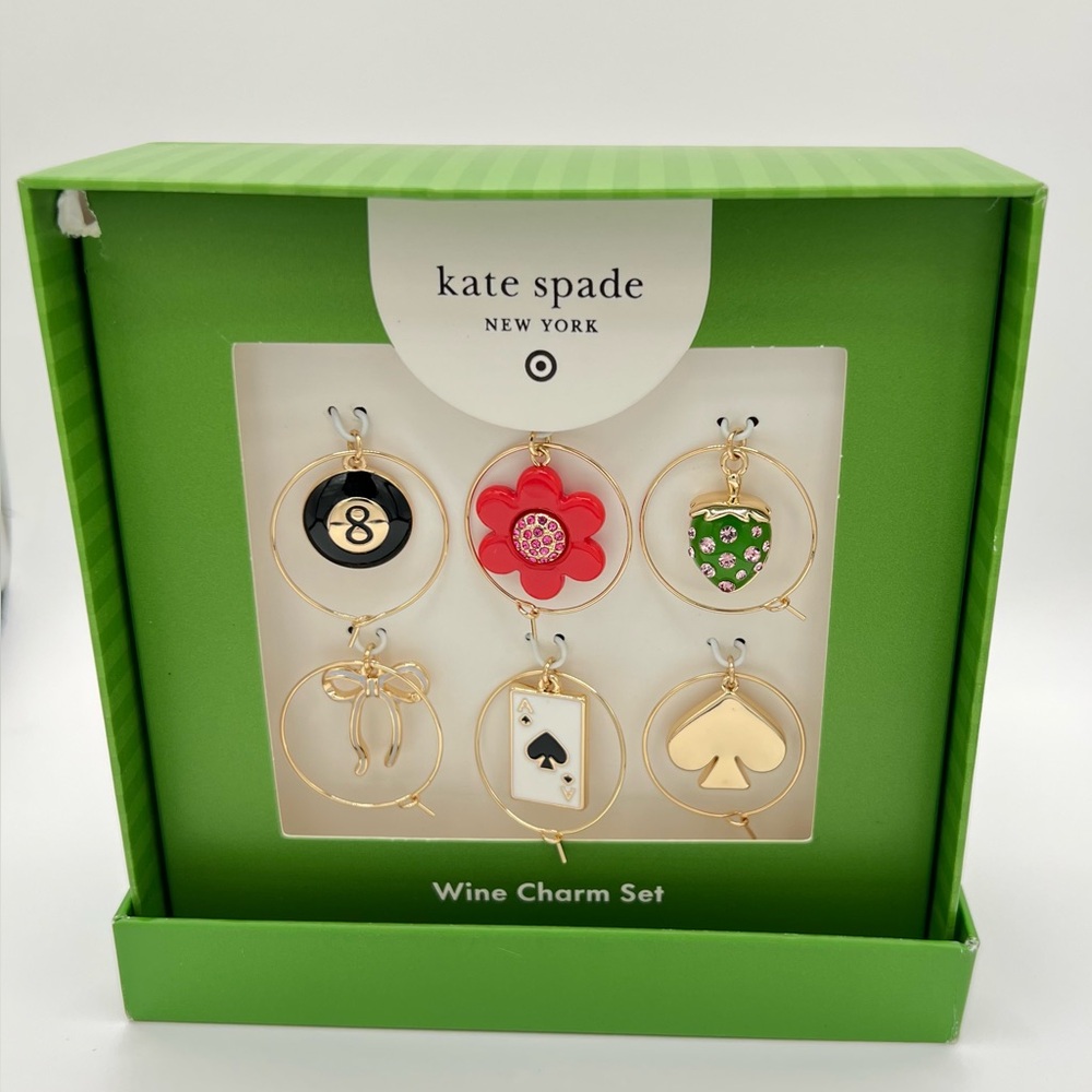 Kate Spade New York x Target - Mixed Novelty WINE CHARMS (Limited Edition)